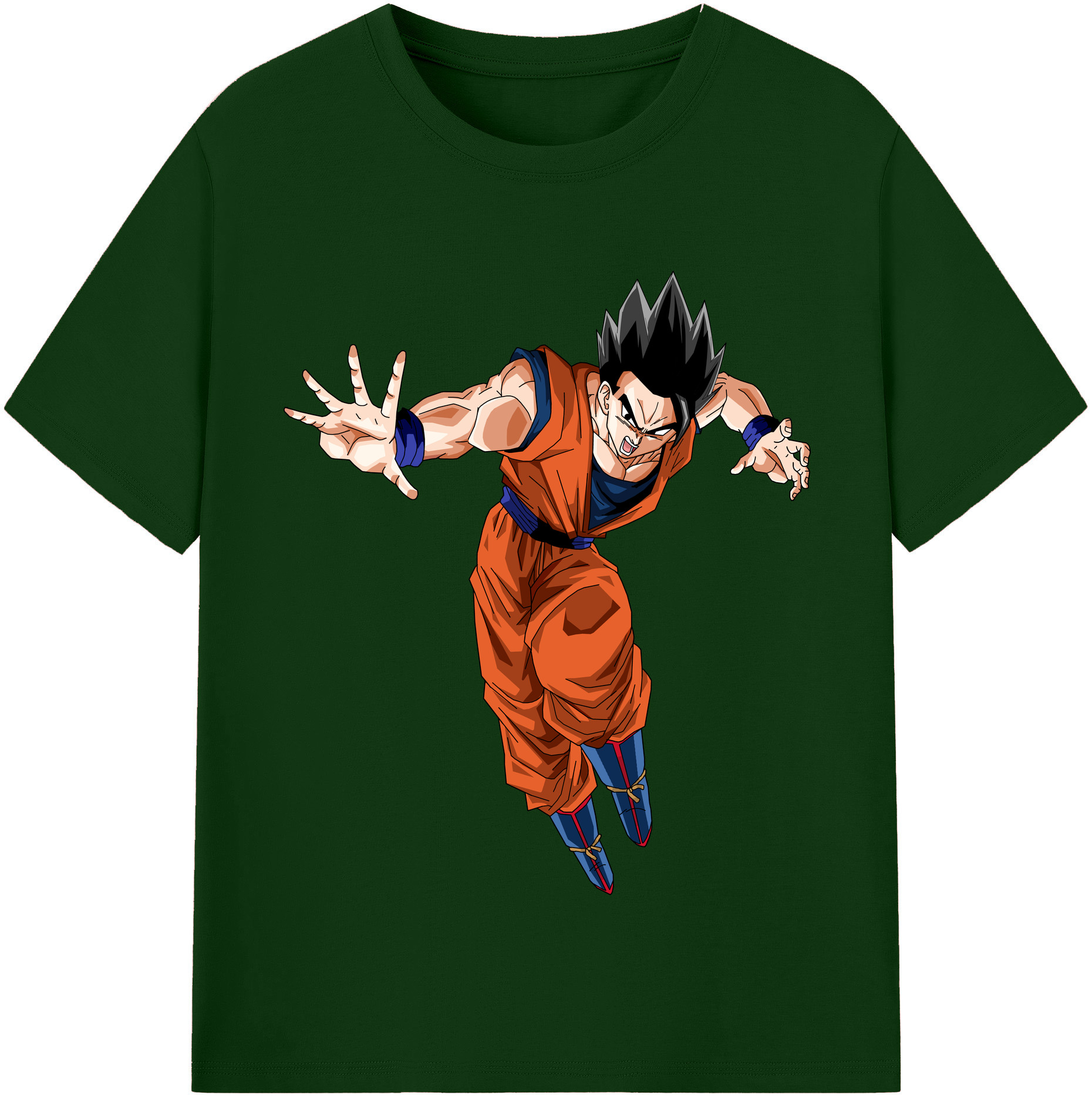（画像用） ドラゴンボール 孫 悟飯（そんごはん）DRAGON BALL Son Gohan 綿100％半袖Tシャツ（フロントプリント）